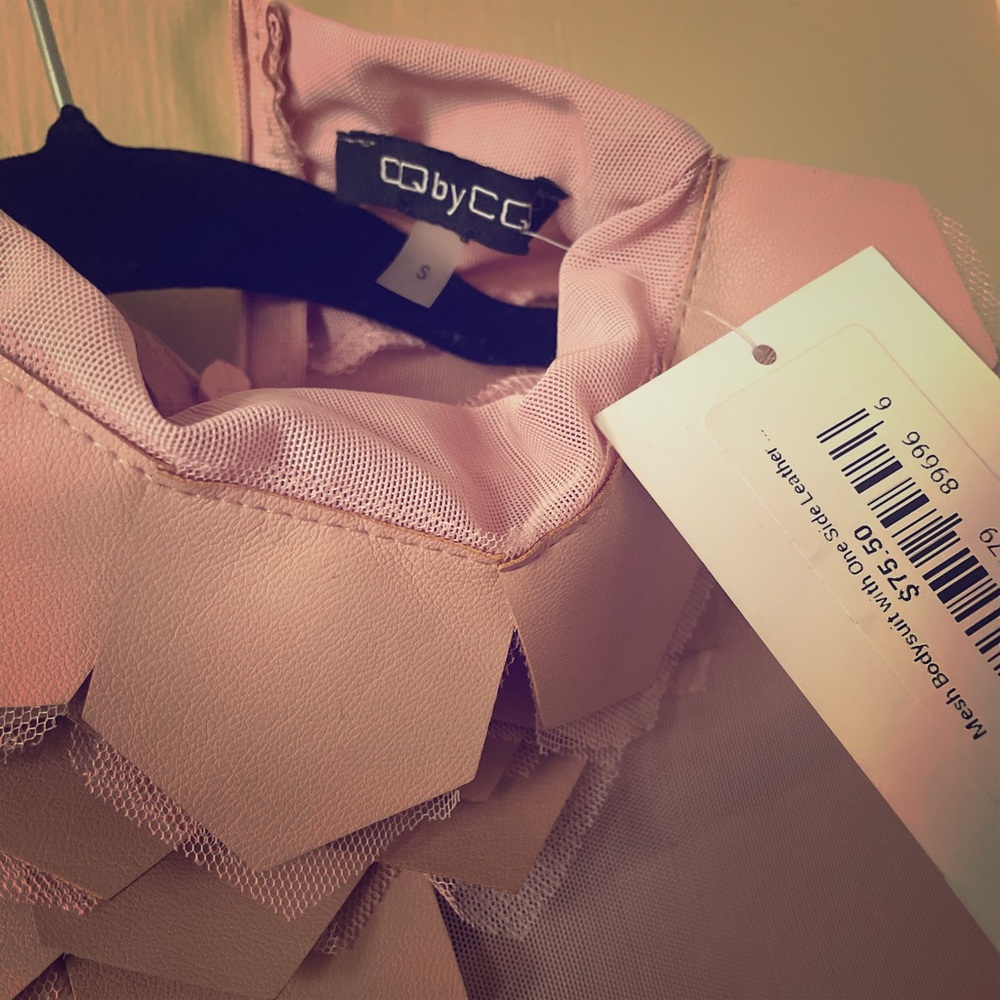 NWT cute pink bodysuit